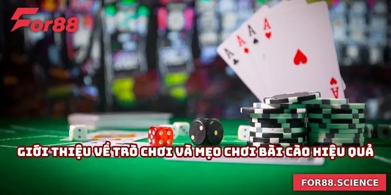 Mẹo Chơi Bài Cao For88 - Áp Dụng Nhanh Mang Lại Hiệu Quả 1 Giới thiệu về trò chơi và mẹo chơi bài cào hiệu quả